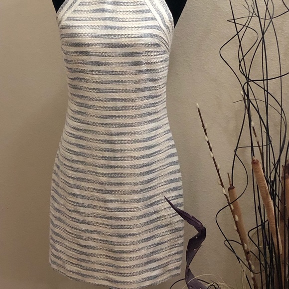 Bella Badgley Mischka Halter Racerback Dress. Used - Picture 2 of 7